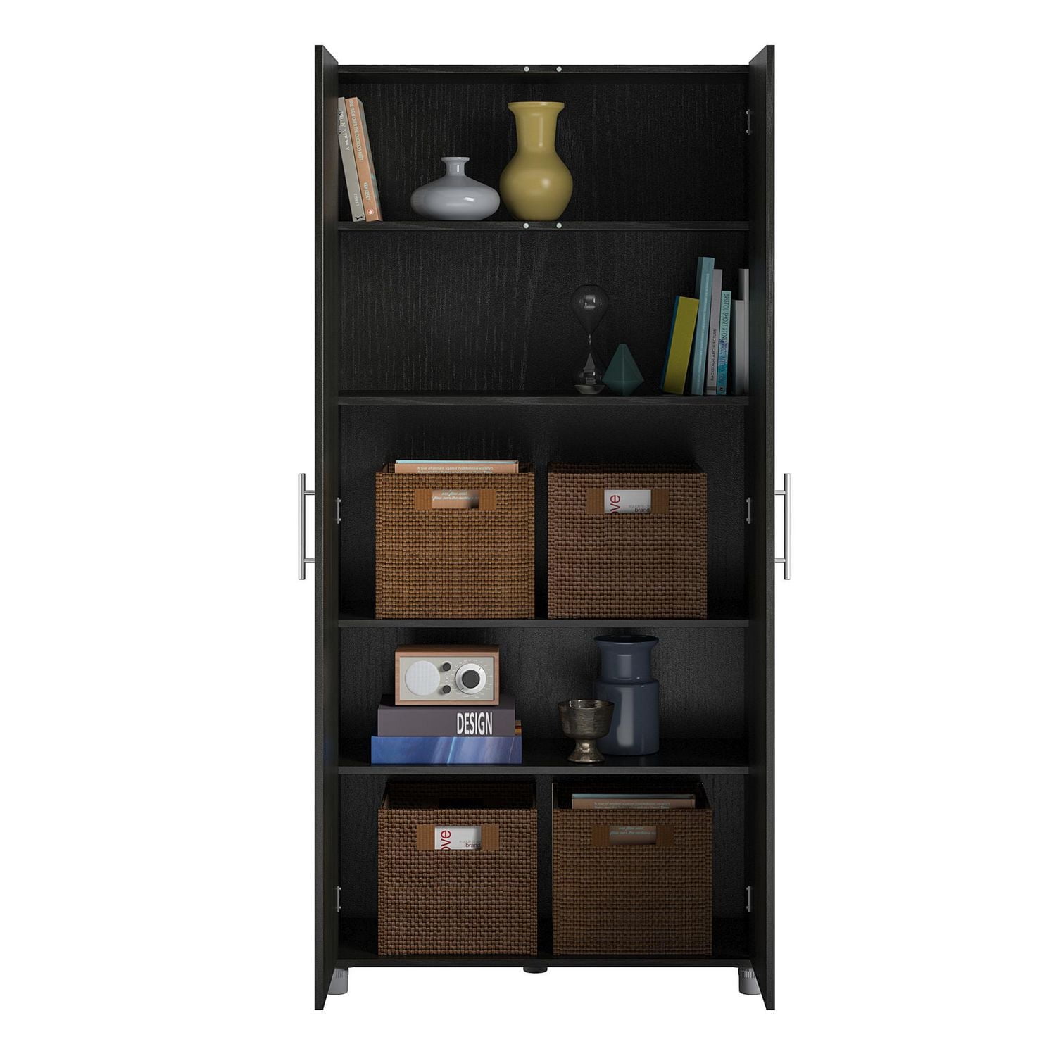 Systembuild Evolution Camberly 36" Utility Storage Cabinet, Graphite Gray