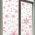 thumbnail image 5 of Dinheiro 2 juegos de pegatinas estáticas multicolores para ventana de cristal con copos de nieve, pegatinas estáticas para decoración de ventanas navideñas, 5 of 5