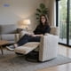 thumbnail image 3 of Blue Room Sillón Reclinable Giratorio con Mecedora-Eléctrico Ashford -Tela Acolchonada, 3 of 8