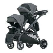 Chicco Corso Flex Convertible Single-to-Double Stroller - Legend (Black), New