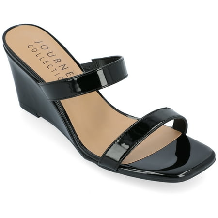 

Journee Collection Womens Clover Tru Comfort Foam Low Heel Wedge Sandals