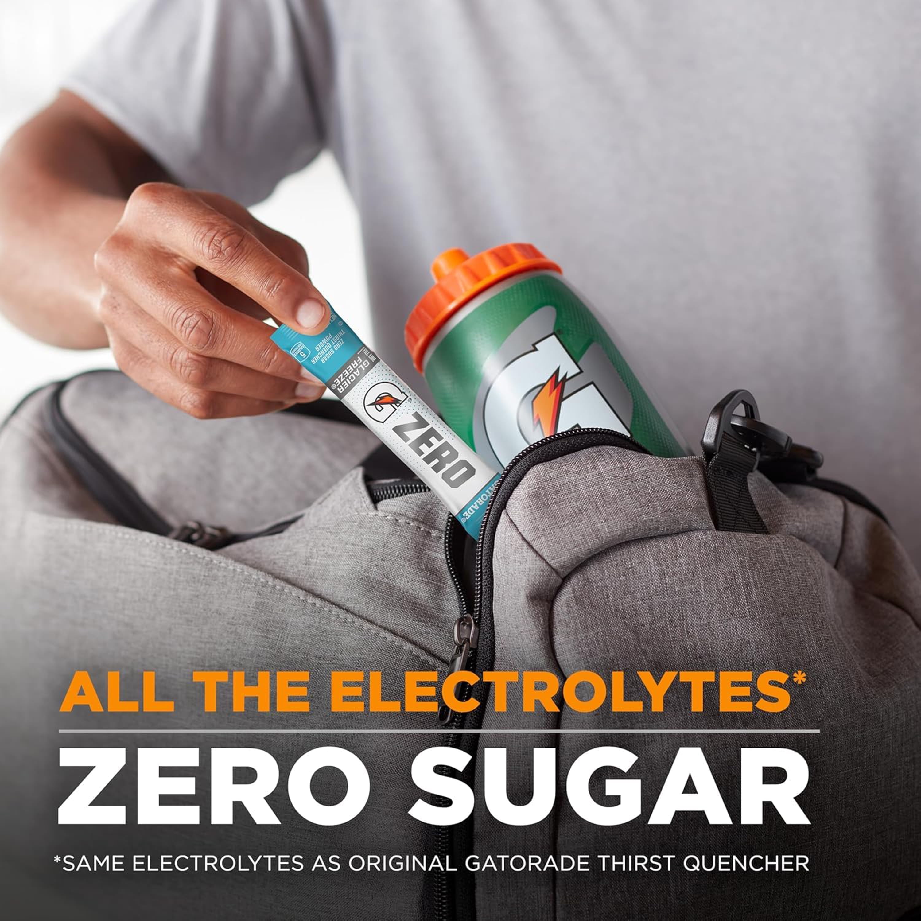 (12 pack) Gatorade G Zero Sports Drink Grape, Powdered Energy Drink Mix, 0.10 oz, 10 Count Packets
