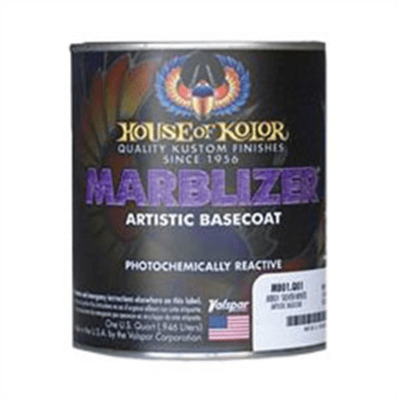 House Of Kolor SHIMRIN MB00-Q01 Marblizer Artistic Series Universal Basecoat, 1 qt Can, Neutral