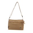 thumbnail image 3 of Bolso bandolera para mujer con múltiples bolsillos, bolso de hombro vaquero moderno para viajes y acampadas. Caqui, 3 of 9