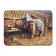 thumbnail image 1 of Carolines Treasures BDBA0135RUG Horses Eating with the Chickens Machine Washable Memory Foam Mat, 1 of 4