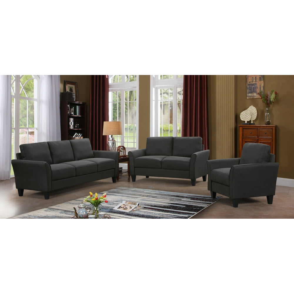 3 Piece Sectional Couch Set For Living Room Urhomepro Modern Couches