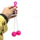 thumbnail image 2 of Pelota Pro-Clackers Clacker Ball Juguetes para Niños y Adultos (Rosa sin Luz), 2 of 5