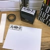 Personalized Rectangular Self-Inking Rubber Stamp - Nguyen Initials