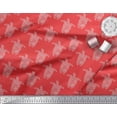 thumbnail image 3 of Soimoi Cotton Duck Fabric Turtle Block Print Fabric by Yard 56 Inch Wide, 3 of 3