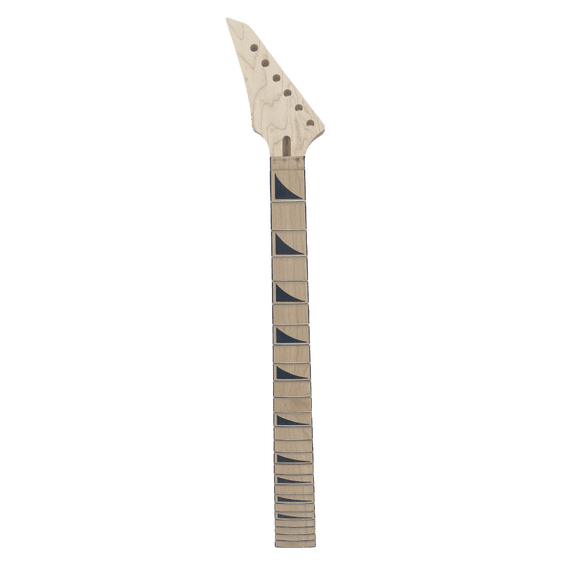 Left hand Maple Guitar Neck 24 Fret 25.5 Inch Maple Fretboard Shark Inlay DIY guitar