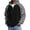 Black2-4, variant on Knit Solid Zip Hoodie For Everyday Comfort And Casual Style