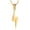 Gold, variant on Cremation Jewelry Lightning Bolt Urn Necklace for Ashes for Men Women Stainless Steel Thunderbolt Ashes Holder Memorial Pendant