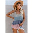 thumbnail image 1 of Women's White/Pink/Gray/Multicolor/Sky Blue/Blue Metallic Cami Tank, 1 of 11