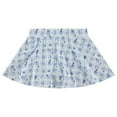 thumbnail image 4 of BTween 3 Pack Skorts for Girls - Kids Scooter Skirts - Skirt Layered Shorts with Floral, Solid, Tie Dye or Butterfly Prints, 4 of 4