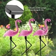 thumbnail image 4 of 3 In 1 LED Flamingo Solar Power Light, Beautiful Color, Easy to Install, Energy Saving, Durable, Perfect for Park, Garden, Pathway, Yard, Patio, Backyard, 4 of 8