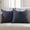 Deep Indigo Blue-18" x 18" (Pack of 2), variant on Set Of 2 Deep Indigo Blue Throw Pillow Covers 18x18 Linen Blend Decorative For Couch Sofa Bed Beach House Home Decor