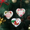 thumbnail image 4 of dianhelloya 1 Set Ceramic Pendant Sublimated Washable Wear-resistant Decorative White Porcelain Sublimation Blank Ceramic Ornament for Christmas, 4 of 7
