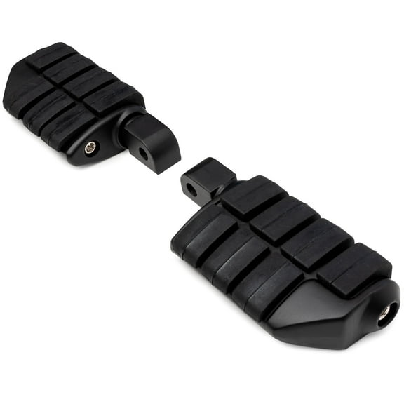 Krator 2x Dually Style Foot Pegs (Left & Right) Compatible with Honda Shadow 750 (A.C.E./Aero/Spirit/Phantom/RS) - 2000-2018 (Rear Only)