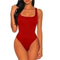thumbnail image 5 of Skinny Polyester Bodysuit,Women's Underwear Leggings Slim Jumpsuit Bodysuit Top, 5 of 6