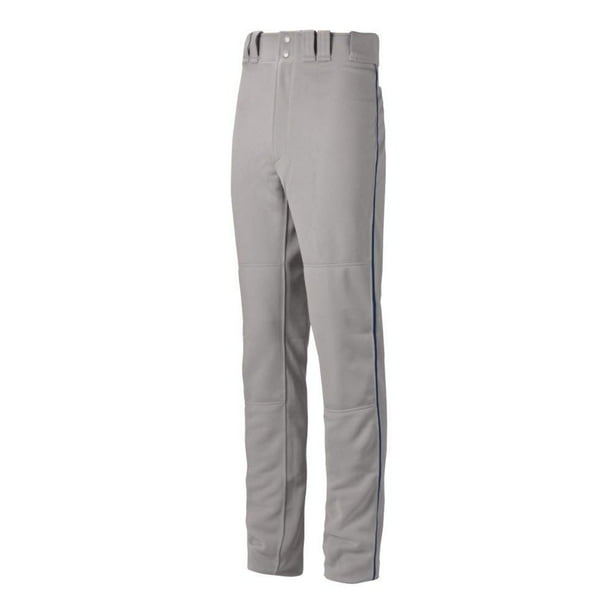 Pantalones Mizuno Select Pro con Ribete G2 para Niños Talla L Gris-Marino