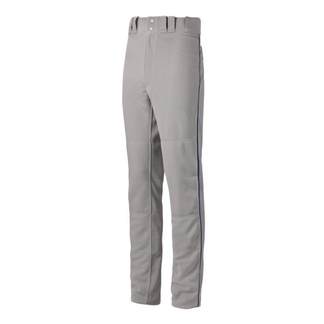 Pantalones Mizuno Select Pro con Ribete G2 para Niños Talla L Gris-Marino