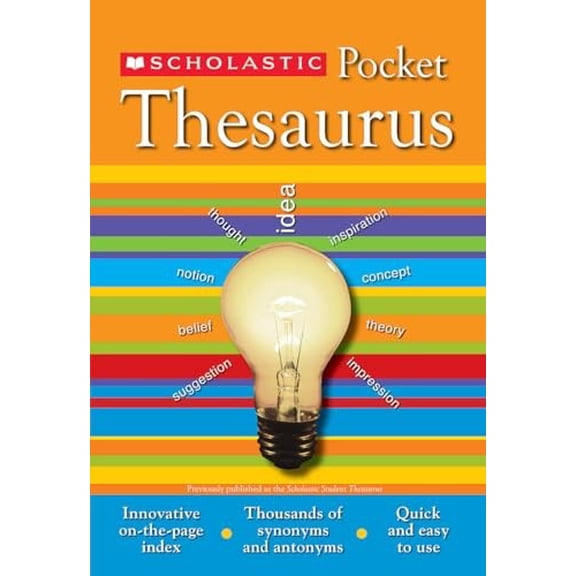 Pre-Owned Scholastic Reference: Scholastic Pocket Thesaurus (Paperback)
