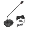 thumbnail image 1 of Stereo Microphone, Sensitive 3-pin Audio Output Exquisite Workmanship Wired Gooseneck Microphone  For Conference For Education Lecture, 1 of 8
