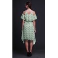 thumbnail image 3 of Bimba Robe Tunique à Épaules Dénudées pour Femmes à Imprimé Papillon, Col Rond, Coupe Droite, Fête - XX-Grand, 3 of 6