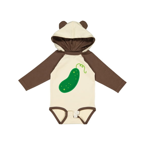 Inktastic Pickle Boys or Girls Long Sleeve Baby Bodysuit