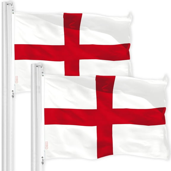 England English Flag 3x5FT 2-Pack 150D Printed Polyester By G128