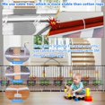 thumbnail image 4 of Red de seguridad gruesa para niños (300Lx79H CM), Red de seguridad de 3 m para escaleras de tren para animales, Red de seguridad para balcones para bebés, 4 of 5