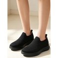 thumbnail image 5 of Women's Orthopedic Arch Support Wide Width Slip On Walking Shoes,Lightweight Breathable Non-Slip EVA Outsole Tennis Sneakers, 5 of 5
