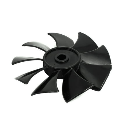 Vane Compressor - 1100W/1500W 135mm Diameter 9 Vane Air Compressor Replacement Fan Black