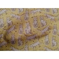 thumbnail image 5 of oneOone Cotton Cambric Light Brown Fabric Dog Diy Clothing Quilting Fabric Print Fabric By Yard 56 Inch Wide, 5 of 6