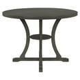 thumbnail image 5 of mteryoing 5-Piece Round Dining Table And Chair Set Exquisitely-Designed Hollow Chair Back For Home Office Dining Room, 5 of 9