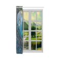 thumbnail image 3 of MKHERT Cherry Tree Thermal Insulated Blackout Window Curtain Kitchen Curtain 52x84 inch, 3 of 3