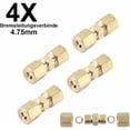 thumbnail image 2 of Juego de 4 conectores de cable de freno para tubo* de latón, 2 of 5