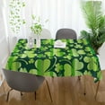 thumbnail image 6 of Dreamtimes St Patrick's Day Clover Tablecloth, Waterproof Washable Polyester Square Table Cover, Durable Tablecloth for Kitchen Dining Table Party Decor ( 60"x 108"), 6 of 7