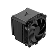 JONSBO HX6250 Performance CPU Cooler, H162mm 6 Heat Pipe Single Tower Air Radiator , AM5, Crooked Neck Structure, No Block to Memory,14cm High Flow 4 Pin PWM Fan, CTG thermal grease, Black