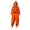 Orange#9527, variant on BOOMNY Halloween Flannel Pajamas Jumpsuit for Men And Women Hallowmas Pumpkin Face Graphic Long Sleeve Hooded Pjs Jumpsuit Cozy Warm Loungewear Homewear