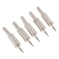thumbnail image 7 of Replacement 5-Pack TRS Male Plug 3 Pole Stereo 2.5mm Solder Type DIY Audio Cable Connector For Repair Headphs Headset, 7 of 7