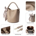 thumbnail image 6 of FALAN MULE Small Crossbody Bag for Women Vegan Leather Mini Bucket Handbags Shoulder Purse, 6 of 6