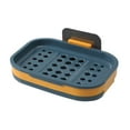 thumbnail image 2 of 4x Soporte para Ptos, Caja de Jabón para Baño de con Bandeja de Drenaje, Soporte para Jabón con Drenaje Automático de Succión de Pared 4 piezas, 2 of 4