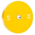 thumbnail image 1 of PRISP Olympic Bumper Weight Plate - Rubber Plate for 2 Inch Olympic Barbell with Steel Insert; Pairs, Sets and Single Plates Available, 1 of 9