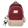 thumbnail image 6 of Schoolbag Women's New Junior High School Students' High Capacity Lightweight Backpack Ins Day Simple Trend Backpack Men, 6 of 7