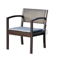 thumbnail image 1 of Silla de Jardín Jardimanía, Tipo Rattan Plástico, Individual, Cómoda y Resistente, Incluye Cojín chocolate Estandar, 1 of 8