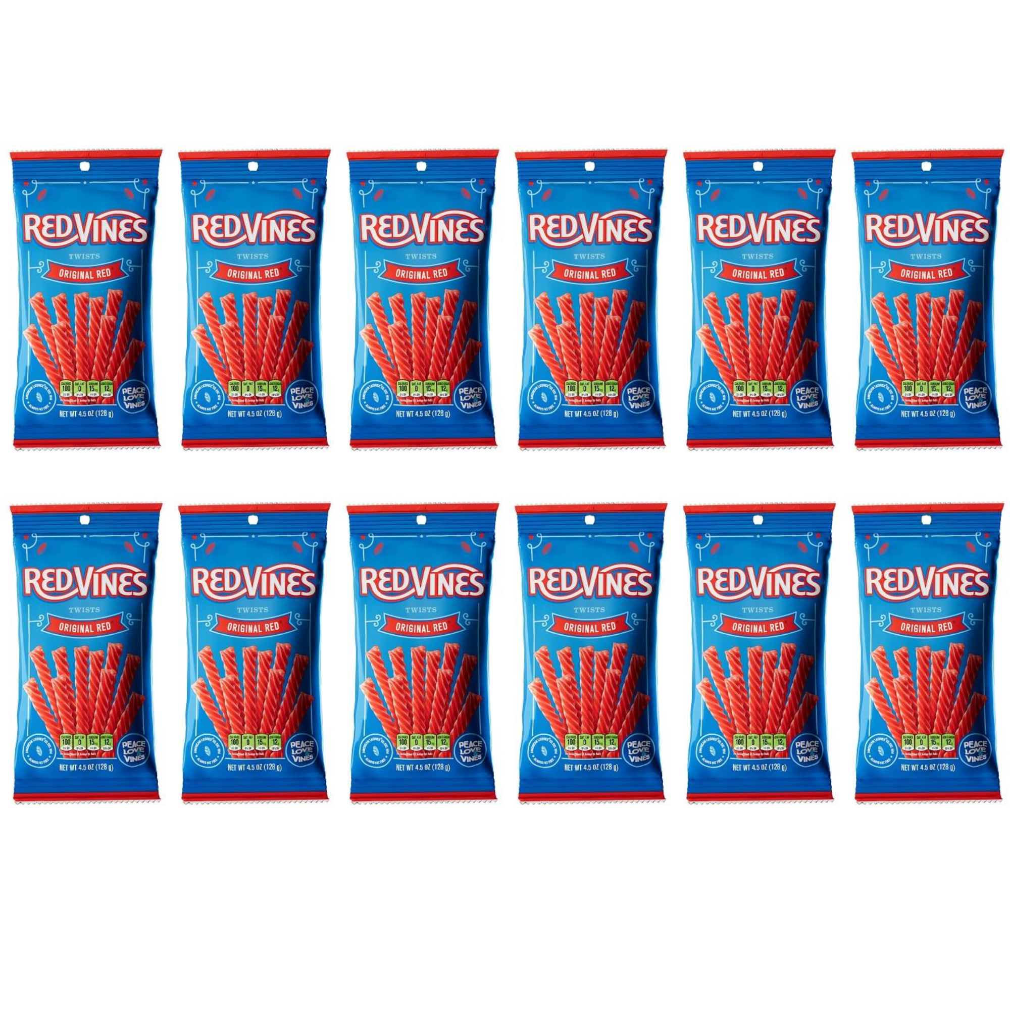 Red Vines Twists Original Red 4.5 Oz. Box Of 12