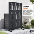 thumbnail image 4 of Modern Shade 4x6 FT Artistic Metal Privacy Screen - Tropic Rows, 4 of 7
