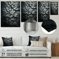 thumbnail image 4 of Designart "Patterns in Grey Desert I" Desert Metal Wall Decor, 4 of 5