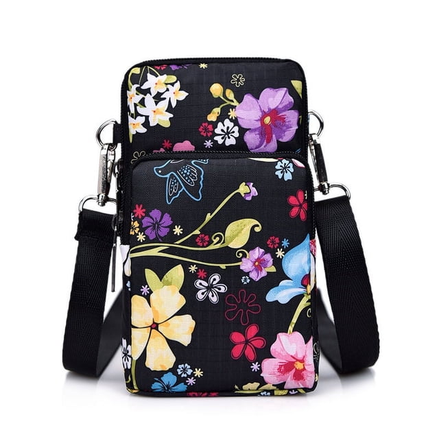 Bolso para teléfono móvil Bolso pequeño para mujer Bolso bandolera Monedero de muñeca Bolso pequeño informal con suerte para bailar